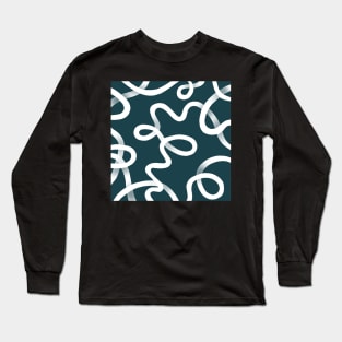 Abstract Lines #99 Long Sleeve T-Shirt